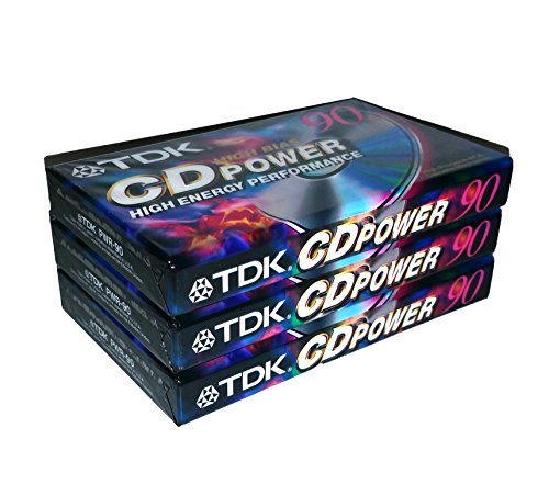 TDK CD Power 90 High Energy Performance Audio Kassetten – 3 Pack von TDK