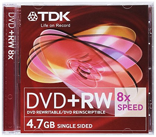 TDK DVD+rw 4.7GB 1er Pack (1 x 1 Stück) von TDK