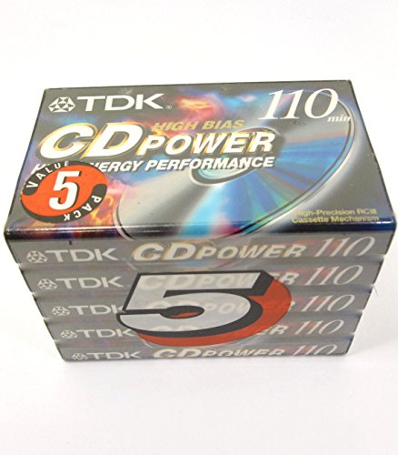 TDK High Bias CD Power 110 Minute Klebeband 5er Set TDK High Bias CD Power 110 Minute Klebeband 5er Set von TDK