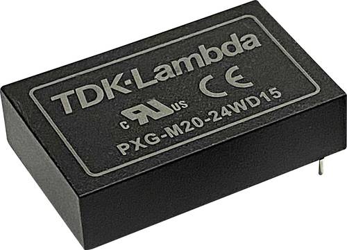 TDK PXG-M20-24WD12 DC/DC-Wandler 12 V/DC 5 V/DC, -5 V/DC 0.833A 20W Anzahl Ausgänge: 2 x Inhalt 1St. von TDK