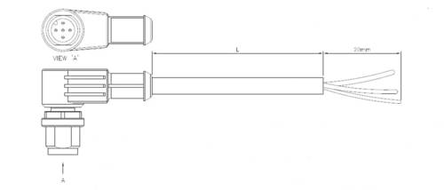 TE Connectivity 1-2273047-3 Sensor-/Aktor-Steckverbinder, konfektioniert M12 Buchse, gerade 5.00m Po von TE Connectivity