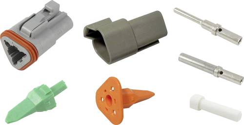 TE Connectivity 30S009 Rundstecker Stecker, gerade, Buchse, gerade Gesamtpolzahl: 3 1 Set von TE Connectivity