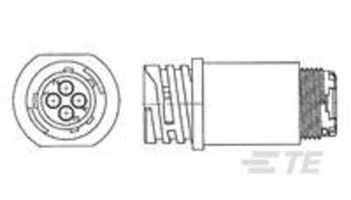 TE Connectivity 796276-1 Rundstecker Stecker, gerade Gesamtpolzahl: 16 Serie (Rundsteckverbinder): C von TE Connectivity