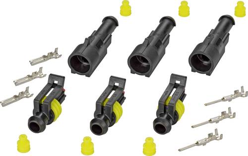 TE Connectivity Superseal Set AMP-Superseal 1.5mm Series Polzahl Gesamt 1 Rastermaß: 6mm 30S002 1 S von TE Connectivity