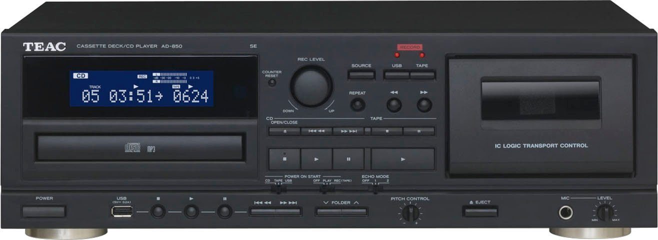 TEAC AD-850-SE/ B Cassette Deck / CD-Player (CD-Play­er) CD-Player von TEAC