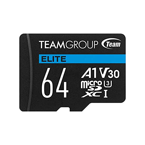 Flash Card Micro-SD 64GB-XC Team Elite A1 V30 von TEAMGROUP