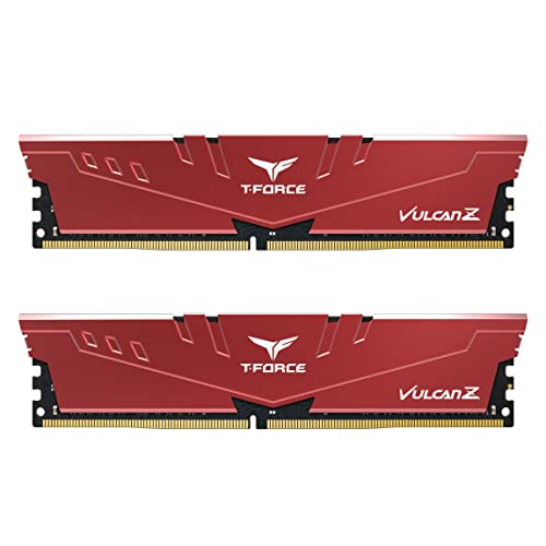 TEAMGROUP MODULO DDR4 16GB 2X8GB 3200MHZ Vulcan Z Rojo/CL 1 von TEAMGROUP