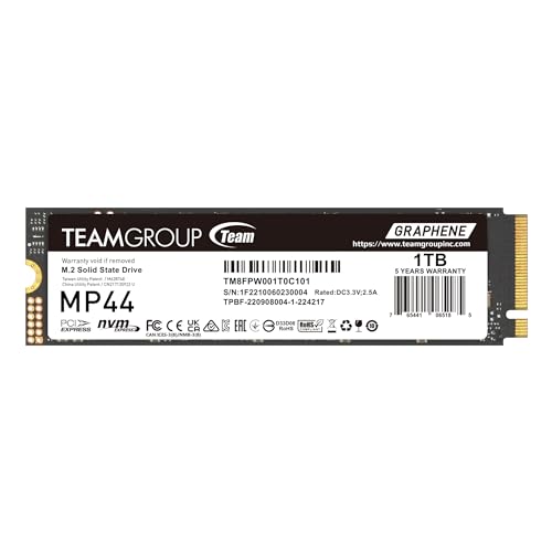 TEAMGROUP SSD Team MP44 M.2 1TB PCIe G4x4 2280 von TEAMGROUP
