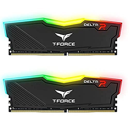 TEAMGROUP Team T-Force Delta RGB DDR4 Gaming Speicher 2X 8GB 3200MHz 288pin DIMM schwarz von TEAMGROUP