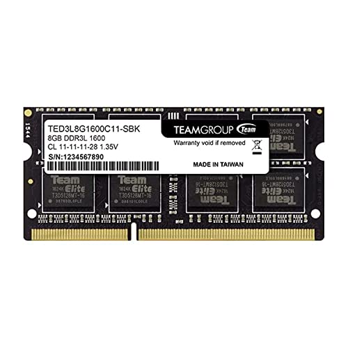 TeamGroup TED3L8G1600C11-S01 Memory SO D3 1600 8GB C11 ElL von TeamGroup