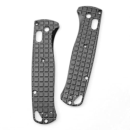 2 Stück (1 Paar) gebürstete Musterwaage für Benchmade Bugout 535 Aluminiumlegierung, Schwarz von TEAMWILL