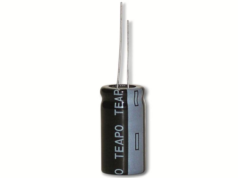 TEAPO Alu-Elko 10.000µF, 6,3V, radial, RM 7,5, KSH109M6R3S1U5M32K von TEAPO