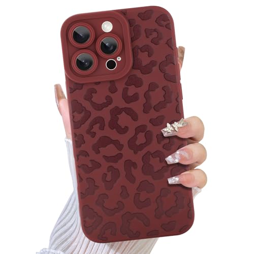TEAUGHT Schutzhülle für iPhone 16 Pro, süßes Leopardenmuster + Displayschutzfolie, stoßfest, Gepardenmuster, für Mädchen und Damen, Braun TEAUGHT Schutzhülle für iPhone 16 Pro, süßes Leopardenmuster + Displayschutzfolie, stoßfest, Gepardenmuster, für Mädchen und Damen, Braun von TEAUGHT