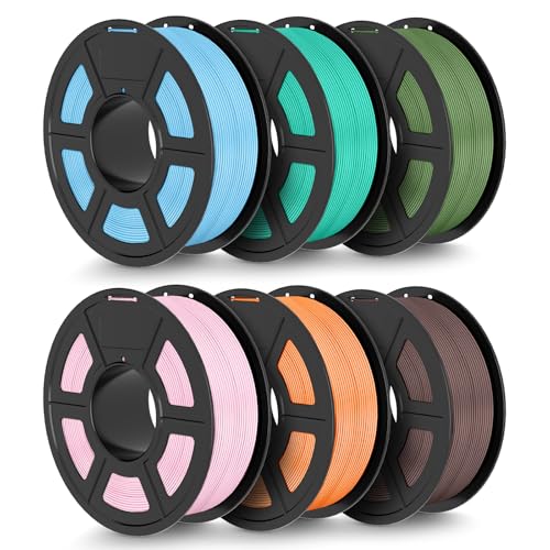 TECBEARS Matte PLA Filament Bundle 6KG, High Speed PLA 3D Drucker Filament mit Matter Oberfläche für 0-600 mm/s,6 Stück 1kg Spule, 6 Colors Orange, Rosa, Grün,Oliv Grün, Blau, Braun TECBEARS Matte PLA Filament Bundle 6KG, High Speed PLA 3D Drucker Filament mit Matter Oberfläche für 0-600 mm/s,6 Stück 1kg Spule, 6 Colors Orange, Rosa, Grün,Oliv Grün, Blau, Braun von TECBEARS