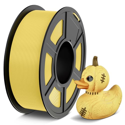 TECBEARS PETG Filament 1.75 mm Gelb, Stärker Zähigkeit PETG 3D Drucker Filament, 1kg Spule, Maßgenauigkeit +/- 0,02 mm, Kompatibel mit FDM Drucker,Zitronengelb von TECBEARS