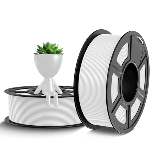 TECBEARS PETG Filament 1.75 mm Weiß 2 kg, Stärker Zähigkeit PETG 3D Drucker Filament, 2 Spulen, 1kg pro Spule, Maßgenauigkeit +/- 0,02 mm, Kompatibel mit FDM Drucker TECBEARS PETG Filament 1.75 mm Weiß 2 kg, Stärker Zähigkeit PETG 3D Drucker Filament, 2 Spulen, 1kg pro Spule, Maßgenauigkeit +/- 0,02 mm, Kompatibel mit FDM Drucker von TECBEARS
