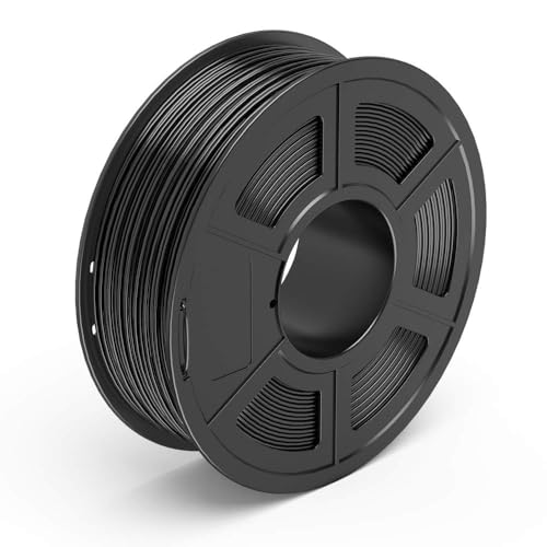TECBEARS PLA 3D Printer Filament 1.75mm Black, Dimensional Accuracy +/- 0.02 mm, 1 Kg Spool, Pack of 1 von TECBEARS