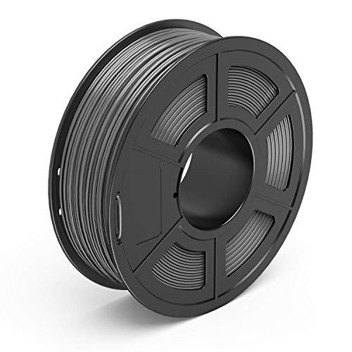 TECBEARS PLA 3D Printer Filament 1.75mm Grey, Dimensional Accuracy +/- 0.02 mm, 1 Kg Spool, Pack of 1 von TECBEARS