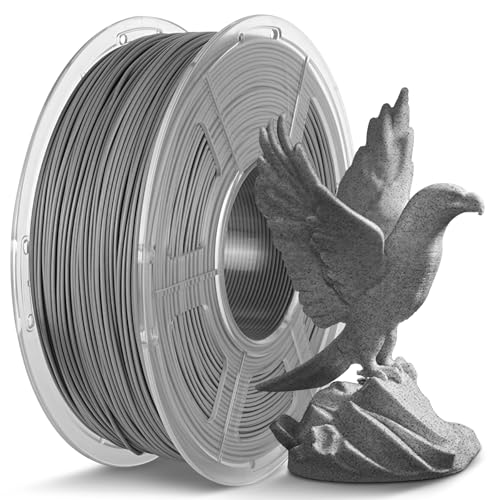TECBEARS PLA Marmor Filament 1.75mm, High Speed PLA Marble 3D Drucker Filament PLA Oberfläche für 0-600 mm/s Hochgeschwindigkeitsdruck, 1kg Spule Rock PLA 3D Druck Filament, Marmor Grau TECBEARS PLA Marmor Filament 1.75mm, High Speed PLA Marble 3D Drucker Filament PLA Oberfläche für 0-600 mm/s Hochgeschwindigkeitsdruck, 1kg Spule Rock PLA 3D Druck Filament, Marmor Grau von TECBEARS