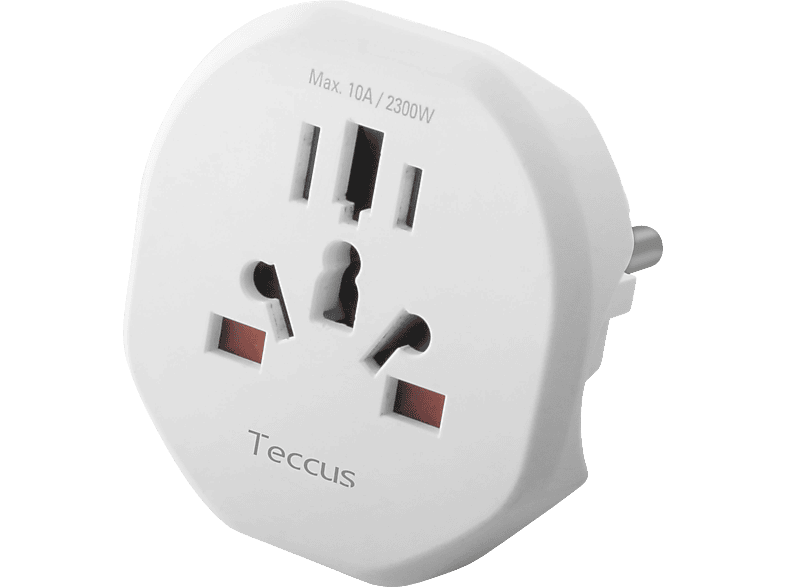 TECCUS Welt auf EU Reisestecker von TECCUS