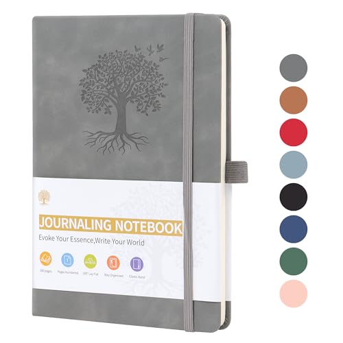 TECDW Classic A5 Tied Notizbuch, PU-Ledereinband Tagebuch, 192 Seiten Papier,100gsm Dickes Papier, für Männer und Frauen Business-Büro und Tägliche Notizen Exquisite Liniertes Tagebuch-Notizbuch von TECDW