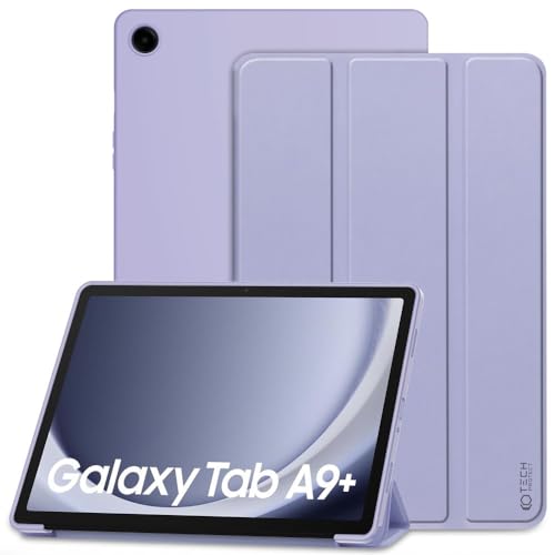 TECH PROTECT SmartCase - Klapphülle, Schutzhülle mit Standfunktion, Magnetische Hülle | Kompatibel mit Samsung Galaxy Tab A9+ Plus 11.0 X210 / X215 / X216 | Violett von TECH PROTECT