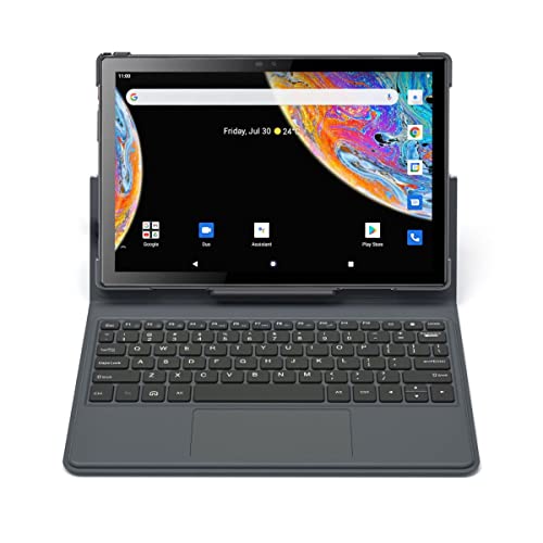 TECHBITE SmartBoard 10 LTE Tablet mit Tastatur, HD-Bildschirm 10", Androide 11, 6500 mAh, 3 GB Arbeitsspeicher/interner Speicher 32 gb, Hauptkamera 8 Mpx, Metallgehäuse, 1W Lautsprecher, Dual-SIM von TECHBITE