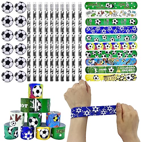 TECHEEL10*Fußball Bleistifte 10*Kunststoff Fußball Radiergummi&10*Fußball Slap Bracelet Bleistift mit Radiergummi Kinder für Schule Büro Party Mitgebsel TECHEEL10*Fußball Bleistifte 10*Kunststoff Fußball Radiergummi&10*Fußball Slap Bracelet Bleistift mit Radiergummi Kinder für Schule Büro Party Mitgebsel von TECHEEL