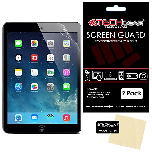 TECHGEAR (2 Stück Matte Displayschutzfolien für iPad Air 2 (9,7 zoll) - Matte Blendschutz Schutzfolie für iPad 6 / iPad Air 2 (9,7 zoll) von TECHGEAR