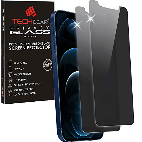 TECHGEAR 2 Stück Anti Spy Schutzfolie kompatibel mit iPhone 12 Pro Max - Anti Spy PRIVACY Privatsphäre Schutzfolie Edition Displayschutzfolie aus gehärtetem Glas TECHGEAR 2 Stück Anti Spy Schutzfolie kompatibel mit iPhone 12 Pro Max - Anti Spy PRIVACY Privatsphäre Schutzfolie Edition Displayschutzfolie aus gehärtetem Glas von TECHGEAR