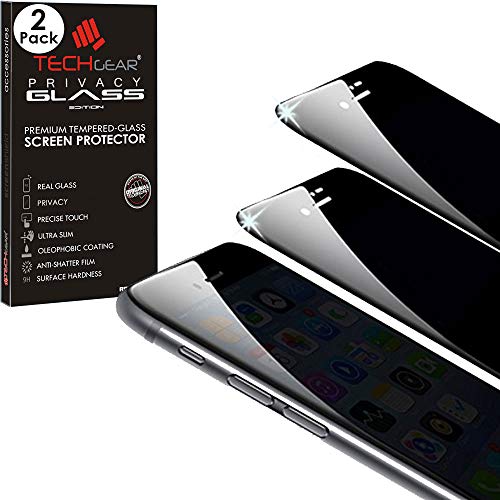 TECHGEAR [2 Stück Antispy Privatsphäre Schutzfolie kompatibel mit iPhone 8 Plus iPhone 7 Plus - Full Coverage-PRIVACY 3D-Touch Privatsphäre mit Vollständige Abdeckung TECHGEAR [2 Stück Antispy Privatsphäre Schutzfolie kompatibel mit iPhone 8 Plus iPhone 7 Plus - Full Coverage-PRIVACY 3D-Touch Privatsphäre mit Vollständige Abdeckung von TECHGEAR
