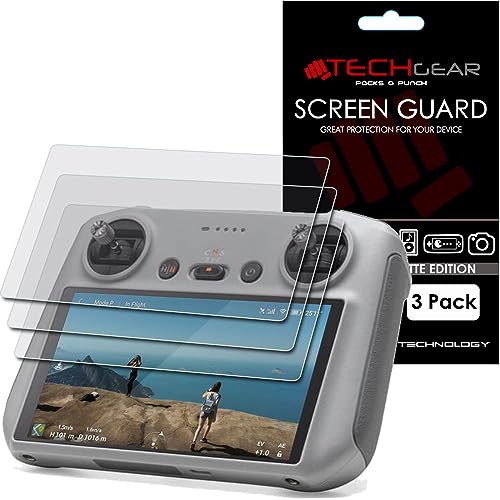 TECHGEAR [3 Stück Matte Displayschutzfolien für DJI RC/DJI RC 2 Fernbedienungs von DJI Mini 3 Pro - Matte Anti Glare Blendschutz Schutzfolie für DJI RC/DJI RC 2 Fernbedienungs TECHGEAR [3 Stück Matte Displayschutzfolien für DJI RC/DJI RC 2 Fernbedienungs von DJI Mini 3 Pro - Matte Anti Glare Blendschutz Schutzfolie für DJI RC/DJI RC 2 Fernbedienungs von TECHGEAR
