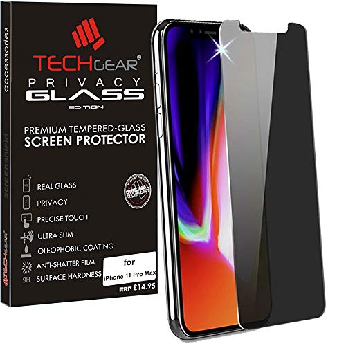 TECHGEAR Anti Spy Schutzfolie kompatibel mit iPhone 11 Pro Max - Anti Spy PRIVACY Privatsphäre Schutzfolie Edition Displayschutzfolie aus gehärtetem Glas TECHGEAR Anti Spy Schutzfolie kompatibel mit iPhone 11 Pro Max - Anti Spy PRIVACY Privatsphäre Schutzfolie Edition Displayschutzfolie aus gehärtetem Glas von TECHGEAR