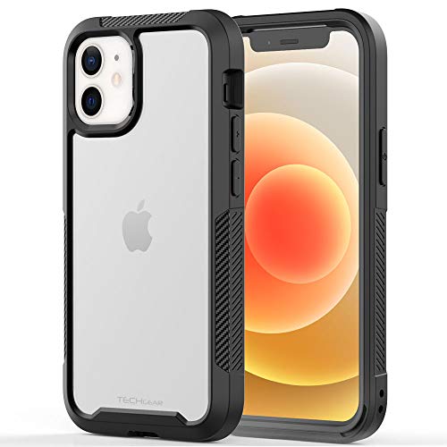 TECHGEAR [Fusion Armour iPhone 12 Mini Hülle, Premium Schlanker Hybrid Robuste Schutzhülle Heavy Duty Stoßfest Hülle mit Screen Frame Kompatibel mit iPhone 12 Mini - Schwarz TECHGEAR [Fusion Armour iPhone 12 Mini Hülle, Premium Schlanker Hybrid Robuste Schutzhülle Heavy Duty Stoßfest Hülle mit Screen Frame Kompatibel mit iPhone 12 Mini - Schwarz von TECHGEAR