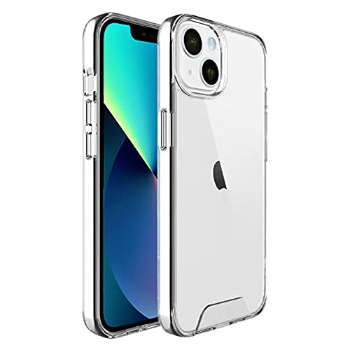 TECHGEAR Hülle iPhone 13 transparent [Fusion HD Case] Stoßfest, Slim Light, Schützend [Weich Touch Keys Design] Harte Rückenhülle [PC Back] Bumper hülle Kompatibel mit iPhone 13 von TECHGEAR