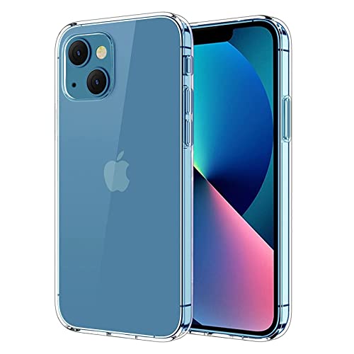 TECHGEAR Hülle iPhone 14 durchsichtig [Airflex] Slim Light Hülle Schutz, Flexible Gel TPU Abdeckung Ultradünn, Ultraklar Silikon Case kompatibel mit iPhone 14 (6,1") (Transparent) von TECHGEAR