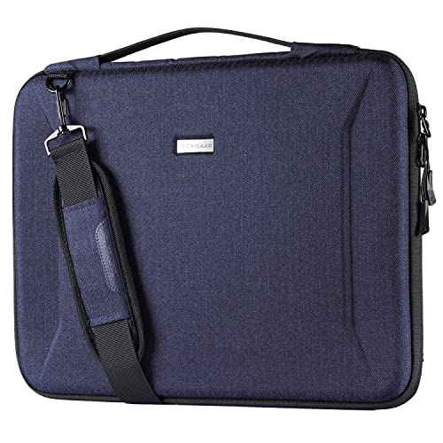 TECHGEAR Organizer Tasche für Laptop, Stoßfeste Reisetasche mit Reißverschluss, Griff + Schultergurt für MacBook Pro 16 2019-2021 MacBook Pro 15.4, Surface Book 3/2, Surface Laptop 4/3 15, Dell XPS 15 von TECHGEAR