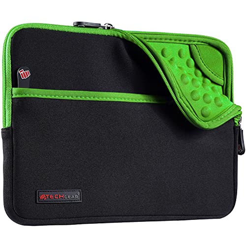 TECHGEAR Pro Sleeve 10 Schmale Schutzhülle, Reißverschluss und Anti-Shock Bubble-Innenausstattung tasche für iPad 9 generation 10.2", Samsung Tab A8 10,5, Tab S8, Tab A7 10.4, Tab A 10.1" Surface Go 3 von TECHGEAR