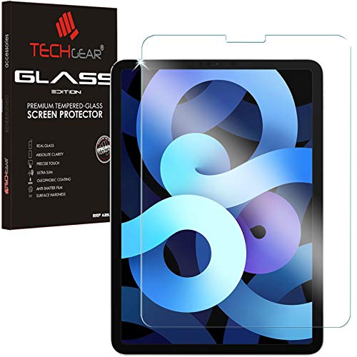 TECHGEAR Schutzfolie iPad Air 5, Air 4 [2022, 2020 5. 4. Generation] Schutzfolie, Displayschutzfolie aus gehärtetem Glas [9H Härte] [Crystal Clarity] kompatible mit iPad Air 10.9 Zoll von TECHGEAR