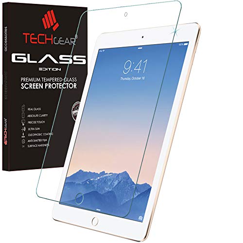 TECHGEAR Schutzfolie kompatibel mit iPad iPad Air (9,7 zoll) - Schutzfolie Glas Anti-Kratzer Schutzabdeckung kompatibel mit Apple iPad Air (9,7 zoll) von TECHGEAR
