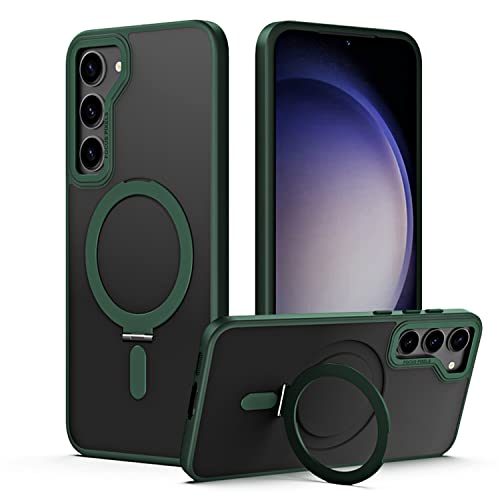 TECHGEAR Schutzhülle für Galaxy S24 mit Standfunktion, Fusion Armour Ring, Premium-Hybrid-Schutzhülle, robust, magnetisch, mit Ständer, kabelloses Aufladen, kompatible Hülle für Samsung Galaxy S24, von TECHGEAR