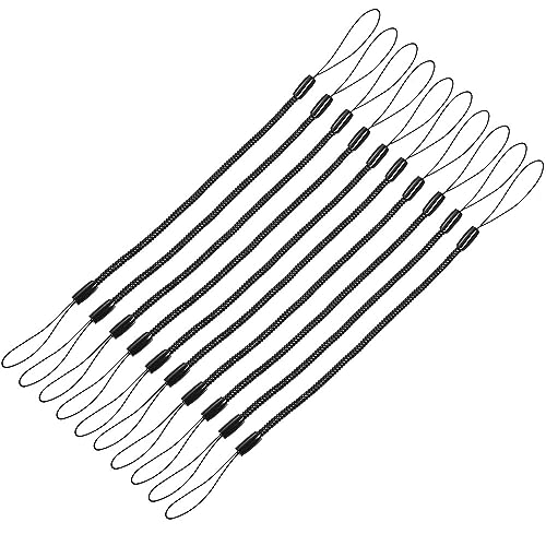 TECHGEAR Stylus-Haltegurt, 15,2 cm, einziehbares Federband, elastische Spulenschnüre, Spiralschnur, Spiralband, generisches Stylus-Bungee-Seil für Stylus Touch Pens/Bleistifte, 10 Stück von TECHGEAR