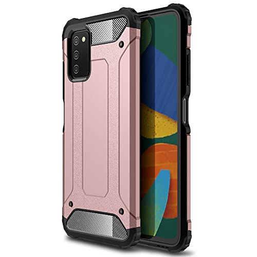 TECHGEAR [Tough Armoured Galaxy A03s Hülle, Shockproof Dual-Layer Schutzhülle für Starke Beanspruchung kompatibel mit Samsung Galaxy A03s - Rosa von TECHGEAR