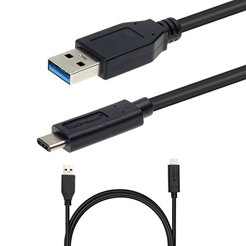 TECHGEAR USB C Kabel 1m, (10 Gbit/s / 3A) USB 3.1 Datenkabel Ladekabel Für USB Typ C Geräte, Samsung A13 A14 A15, A23 A24 A25, A32 A33 A34 A35, A53 A54 A55 4G/5G, S23 S21 S20 FE, Schwarz von TECHGEAR