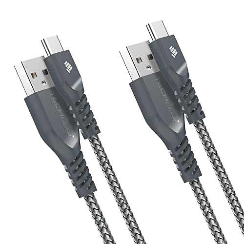 TECHGEAR USB C Kabel [30cm 2 Stück] Typ C Ladekabel und Synchronisation für Samsung Tab A8 10,5 Tab S7 S8 /Plus/Ultra, Tab Active Pro, Tab S6 Lite/S7 FE, Lenovo M10 HD, TECLAST M40 Pro, MatePad T10 von TECHGEAR