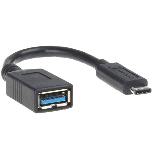 TECHGEAR USB C OTG Kabel USB C Auf USB 3.1 Adapter OTG Adapter Kabel kompatibel mit Amazon Fire Max 11, Fire HD 10, HD 10 Plus (13. 11. 19. Generation) Kindle Fire HD 8 / HD8 Plus 2020/2022 - Schwarz von TECHGEAR