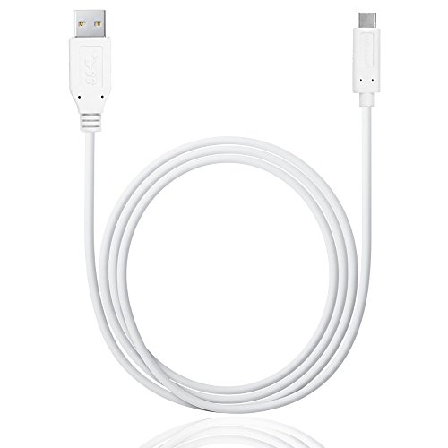 TECHGEAR USB C Kabel 1m, USB 3.1 Datenkabel Ladekabel Für USB Typ C Geräte, einschließlich MacBook, iPad 10, iPad Mini 6, iPad Pro 11, iPad Pro 12.9 - Schnelle Ladegerät (upto 10Gbps/3A) Weiß von TECHGEAR