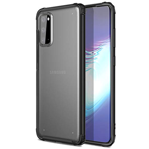 TECHGEAR Ultra Hybrid Galaxy S20 Hülle [Fusion FX Case] Schlank und Leicht, Robust, Schützend, Verschmolzener Gel-Stoßfänger und Harte Rückseite Kompatibel mit Samsung Galaxy S20 - Schwarz von TECHGEAR