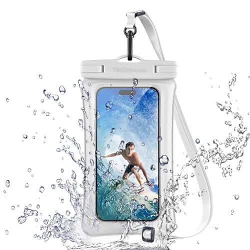 TECHGEAR Wasserdichte Handytasche, IPX8 schwimmende Hülle zum Schwimmen, wasserdichte Handytasche mit Umhängeband, kompatibel mit iPhone 16e, 16, 15, 14, 13, Samsung Galaxy S25, S24, S23, S22+, S21 TECHGEAR Wasserdichte Handytasche, IPX8 schwimmende Hülle zum Schwimmen, wasserdichte Handytasche mit Umhängeband, kompatibel mit iPhone 16e, 16, 15, 14, 13, Samsung Galaxy S25, S24, S23, S22+, S21 von TECHGEAR