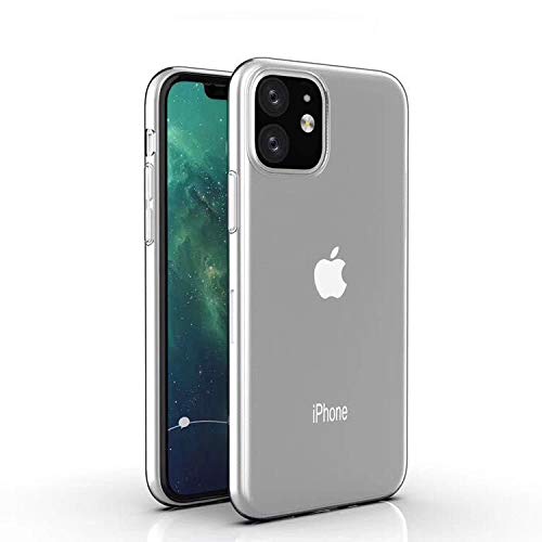 TECHGEAR iPhone 11 Clear transparent case Hülle - [Airflex] Slim & Light-Hülle, Schutz, Flexible Gel TPU Abdeckung Ultradünn, Ultraklar Case kompatibel mit iPhone 11 (Transparent) von TECHGEAR